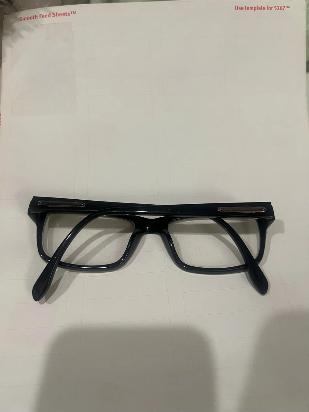 Harley Davidson Classic Black Rectangular glasses